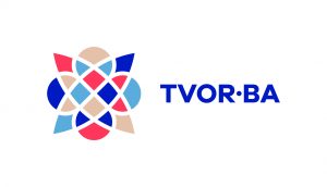 TVOR•BA logo horizontálne farebné