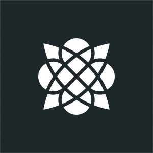 TVOR•BA piktogram čiernobiely inverzný