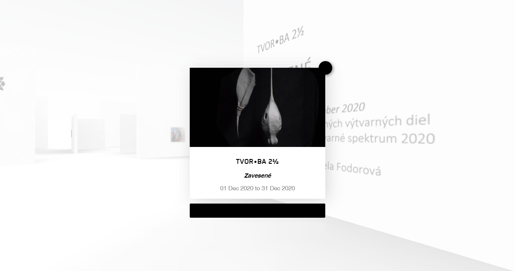 Virtuálna výstava Zavesené