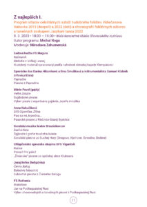 TVOR•BA 2023 Bulletin strana 11