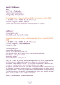 TVOR•BA 2023 Bulletin strana 32