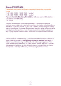 TVOR•BA 2023 Bulletin strana 41